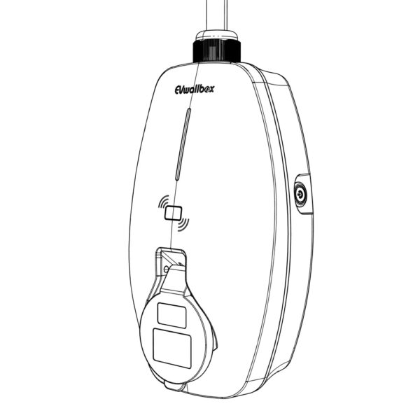 32A 7KW AC Smart Mini EV Wallbox 220V Wall-Mounted Charging Stations With Socket - Image 4