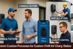 Read more about the article Detailed Service Processes for Custom 11kW Home AC EV Charging Stations
