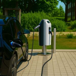 Type 2 to Type 2 Iec 62196-2 EV Charger Plug 32A with 5 Meters 1 Phase Cable for Vehicle Charging Station