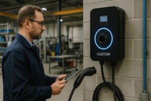 Read more about the article The Advantages of Custom Features in 30kW Wall-mounted Charging Stations