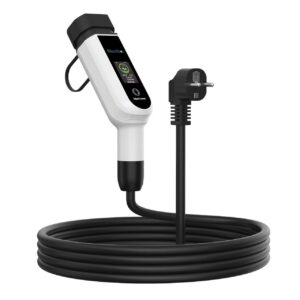 Smart Portable EV Charger 3.5kw 16A Type2 with Type A+DC6mA and WiFi Bluetooth App