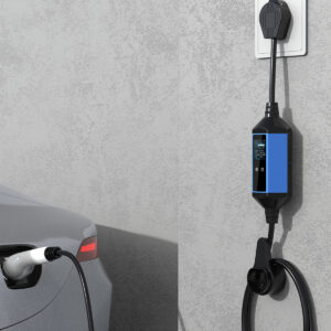 Fisher 1 Phase 32 Amp EV Portable Charger European IP65 Type 2 EV Charging Station with CEE Plug