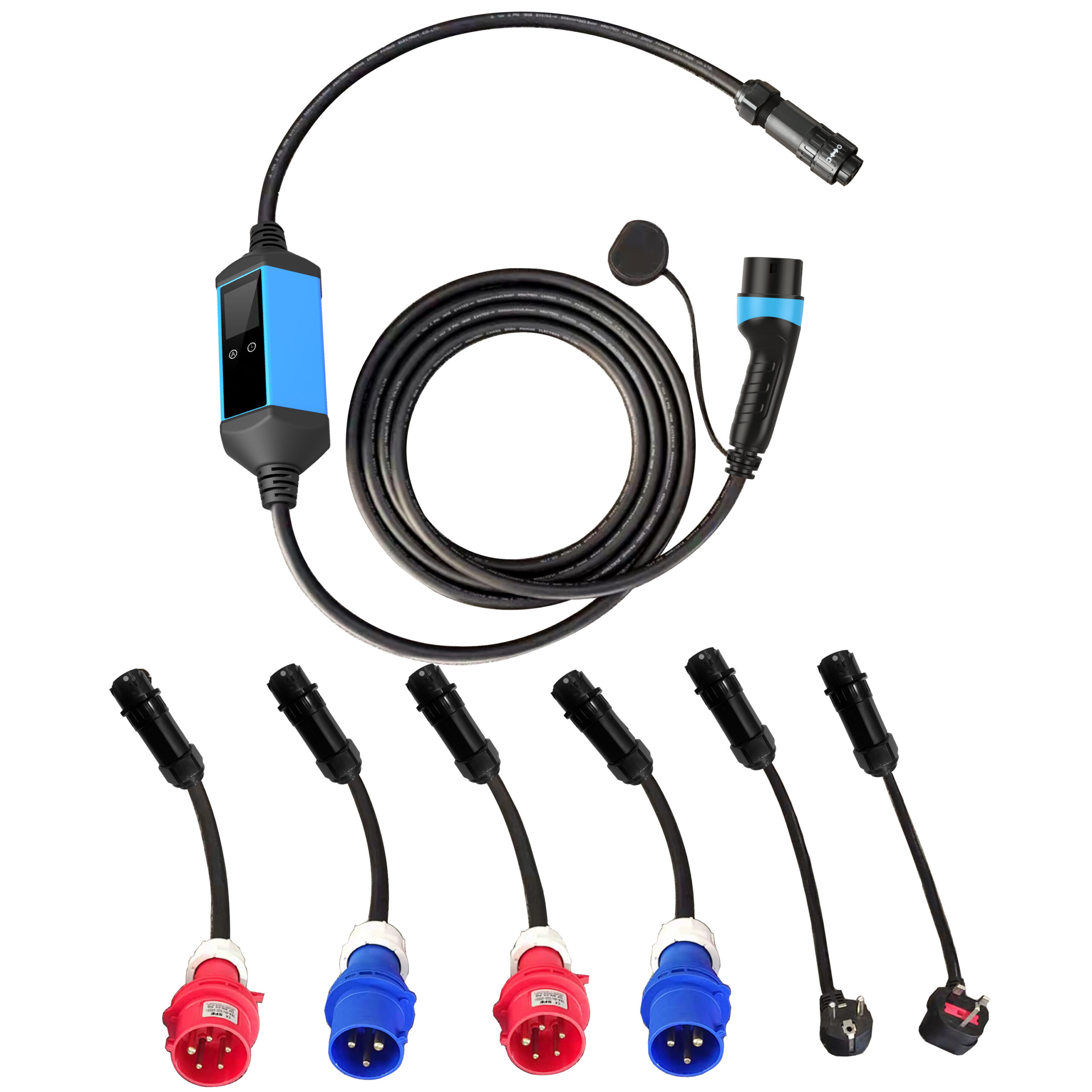 Heavy Duty 22kW 32A Portable EV Charger IEC62196-2 Type 2 Connector High Efficiency Charging - Image 2