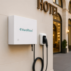 NACS DC Wall Mount Charger 20KW 30KW Rapid EV Charging Solution