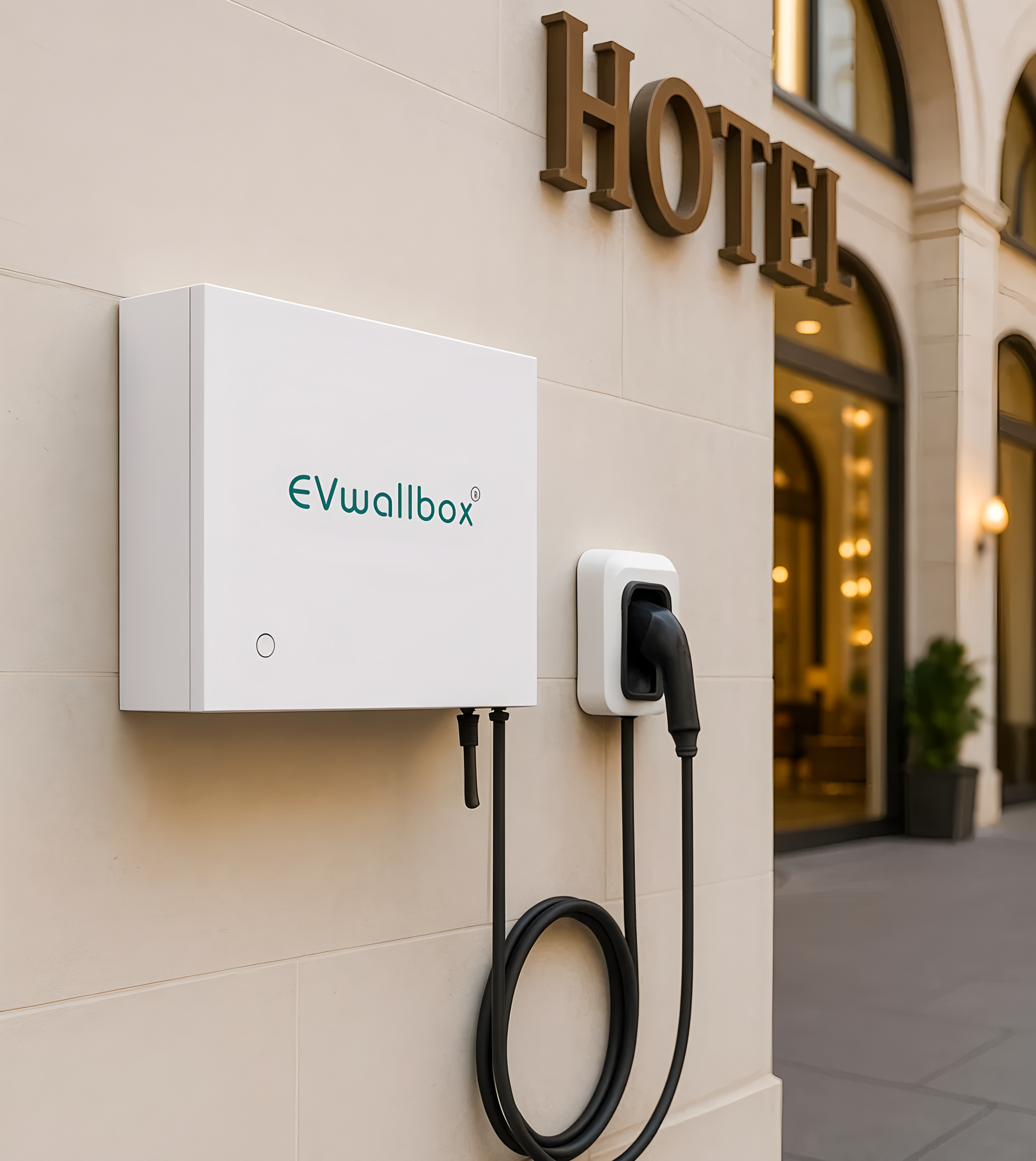 NACS DC Wall Mount Charger 20KW 30KW Rapid EV Charging Solution