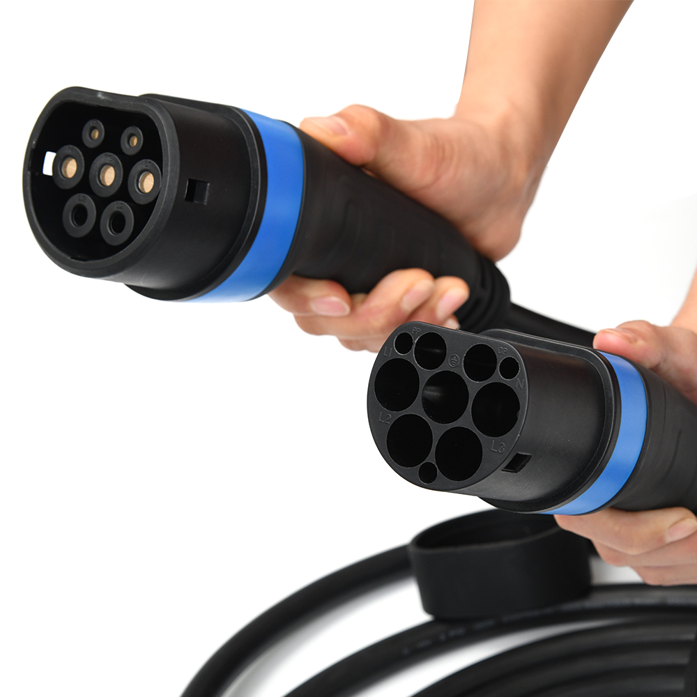 High Power 22kW 32A Type2 to Type2 Electric Vehicle Charging Cable with IEC 62196-2 and IP65 - Image 6