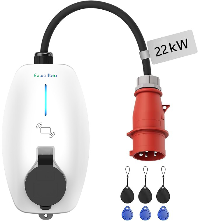 22kW 32A Type 2 Mini Smart EV Charger Wallbox with APP and Type A+DC 6mA RCD CE TUV Approved - Image 10