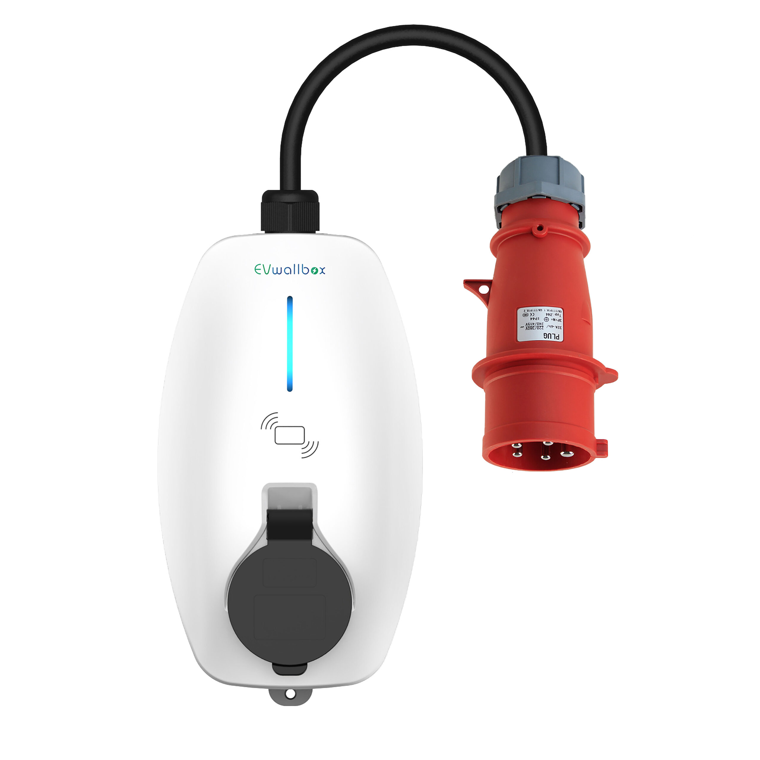 22kW 32A Type 2 Mini Smart EV Charger Wallbox with APP and Type A+DC 6mA RCD CE TUV Approved - Image 2