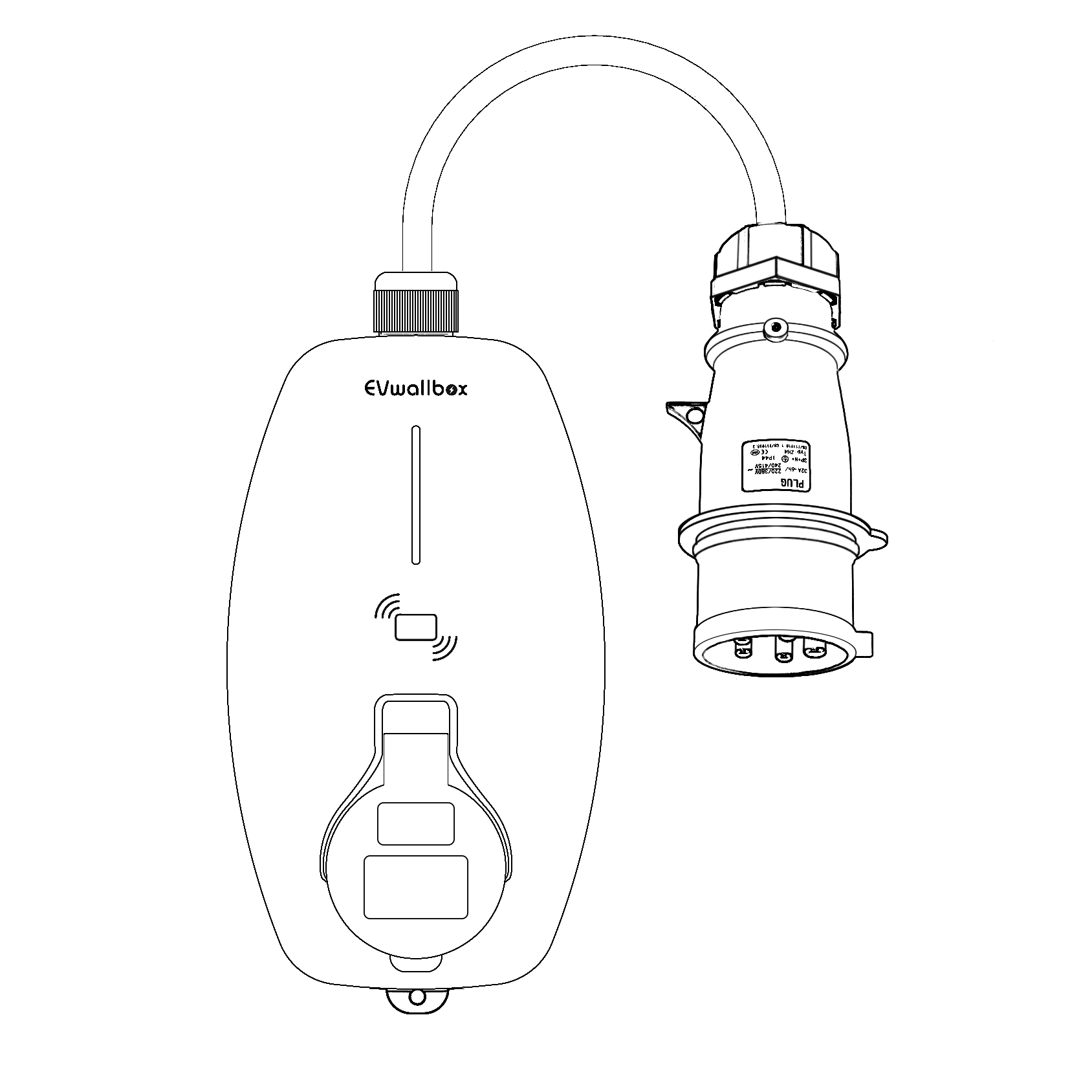 22kW 32A Type 2 Mini Smart EV Charger Wallbox with APP and Type A+DC 6mA RCD CE TUV Approved - Image 4