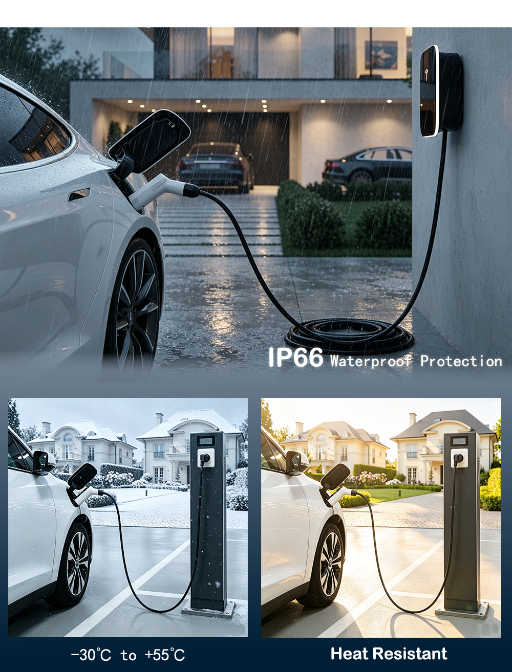 Portable EV Charging Station 3.8kw 16A Type2 with App and Full Safety Features - Image 3